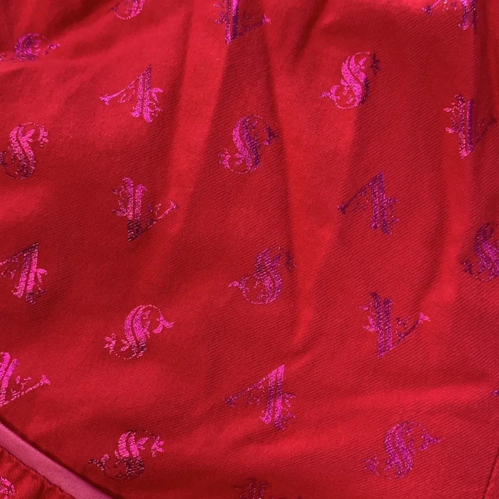 Small Victoria’s Secret Pajama shorts red pink